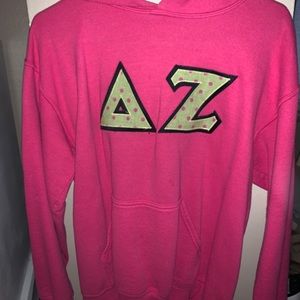 Pink delta zeta hoodie